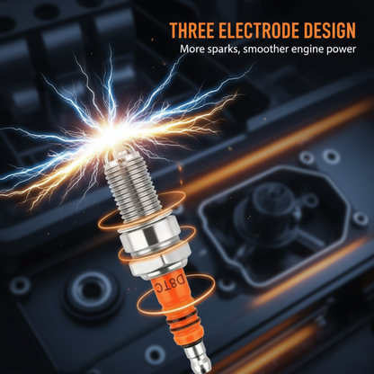 ⏰📢 Promotion : plus vous achetez, plus vous recevez de cadeaux🔥 Bougie d'Allumage D8TC Haute Performance à Trois Électrodes