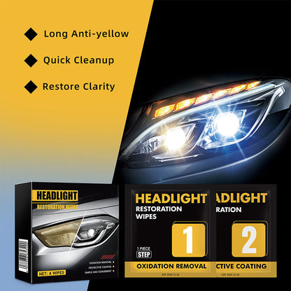 📢 Promotion : 56 % de réduction 🔥 Kit de nettoyage en deux étapes pour la restauration des phares de voiture