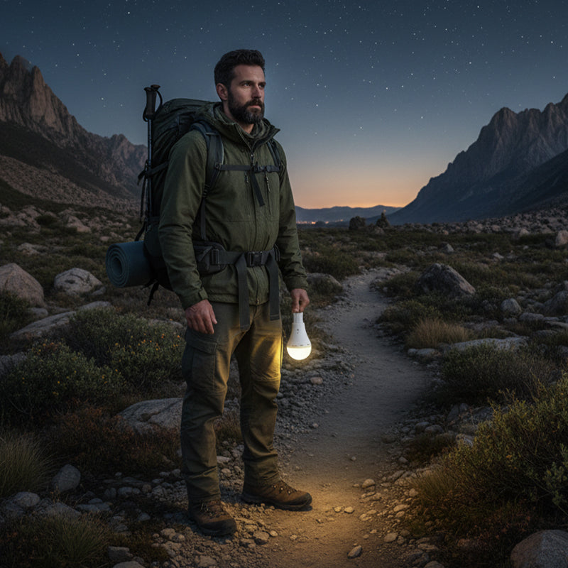 💡🔥 50 % de réduction 💡Ampoule LED de camping portable et rechargeable