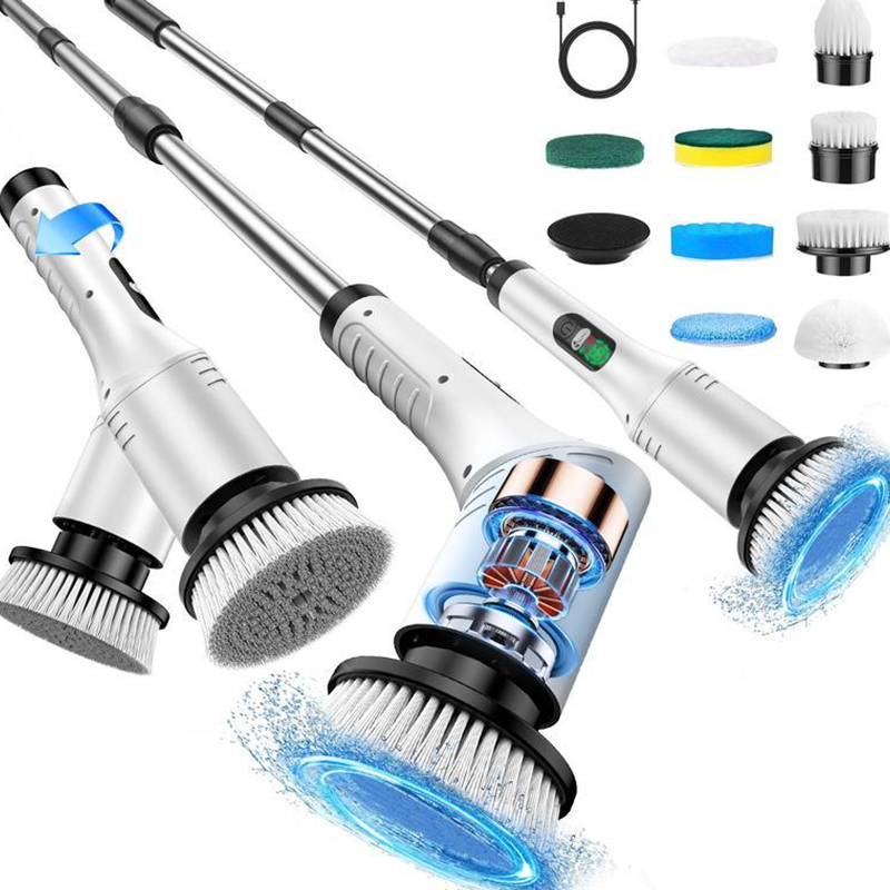⛲ 50 % de réduction + livraison gratuite 🔥 Brosse de nettoyage rotative électrique améliorée avec écran LED
