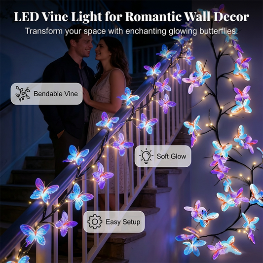 🌺🌸 52 % de réduction 🌸🌺Luminaires LED « Romantic Butterfly Vine »
