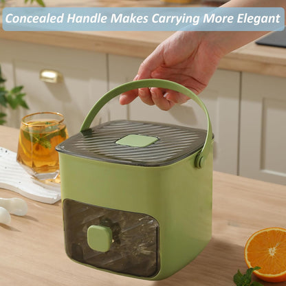 🧊 Promotion :50 % de réduction sur un article + encore plus d'avantages sur deux articles🔥🧊 Machine à Glaçons Portable avec Couvercle et Boîte de Rangement