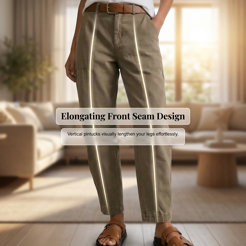 💐Pantalon Utilitaire Fuselé Femme ✅ Taille Haute & Coupe Flatteuse | Pratique et Élégant 👖 -50% AUJOURD’HUI 🔥