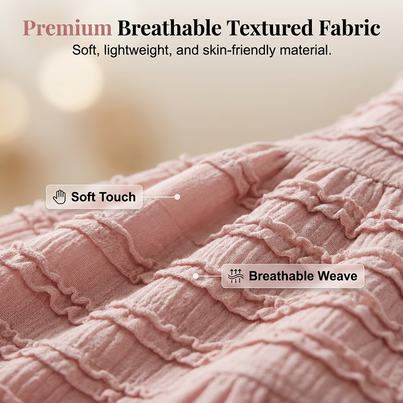 💐53% de réduction🌺 Robe Longue à Volants – Corsage Froncé & Encolure Carrée 🌺💎