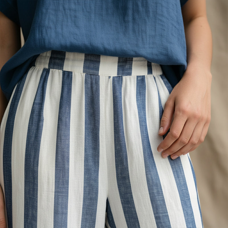 ⏳Spécial à durée limitée：✨50 % de réduction + livraison gratuite🔥⏰Ensemble deux pièces chic de style bohème pour femme👚👖