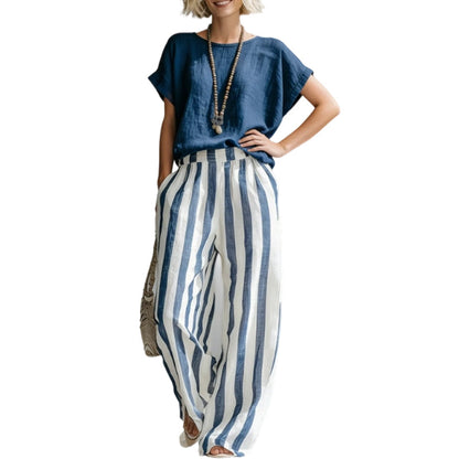 ⏳Spécial à durée limitée：✨50 % de réduction + livraison gratuite🔥⏰Ensemble deux pièces chic de style bohème pour femme👚👖