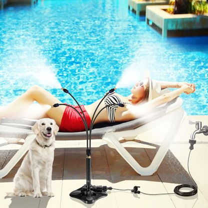 🧊 Offre promotionnelle : 54 % de réduction + livraison gratuite 🧼🔥 Brumisateurs sur pied pour terrasses extérieures