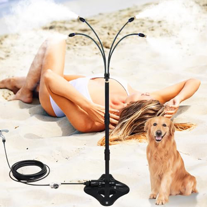 🧊 Offre promotionnelle : 54 % de réduction + livraison gratuite 🧼🔥 Brumisateurs sur pied pour terrasses extérieures