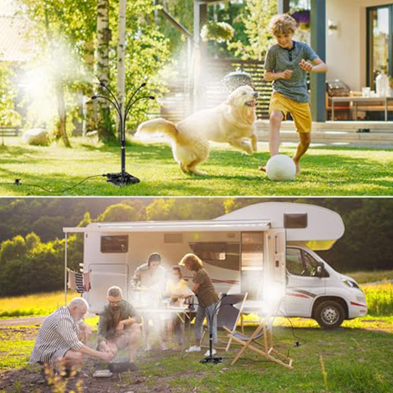 🧊 Offre promotionnelle : 54 % de réduction + livraison gratuite 🧼🔥 Brumisateurs sur pied pour terrasses extérieures