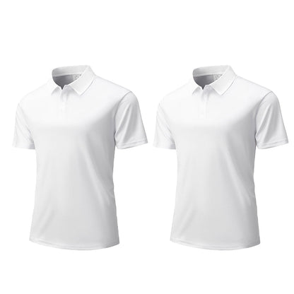 ✨🧊Offre promotionnelle : 50 % de réduction 🧊👕T-shirt à col respirant d’été pour homme