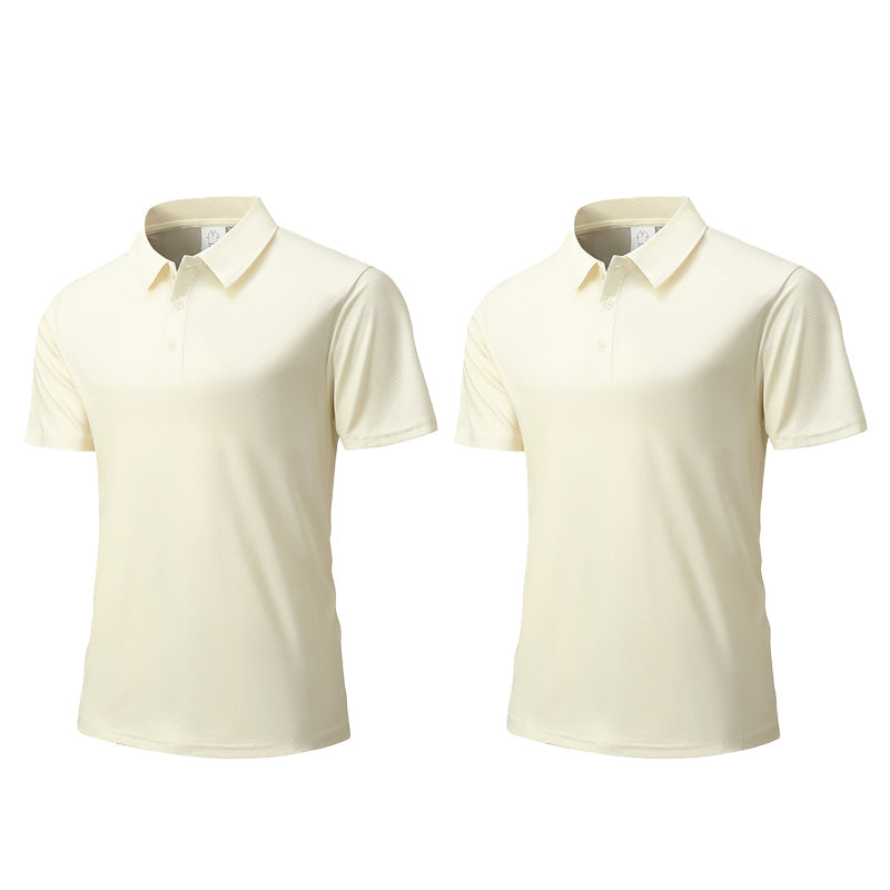 ✨🧊Offre promotionnelle : 50 % de réduction 🧊👕T-shirt à col respirant d’été pour homme