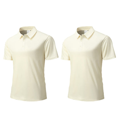 ✨🧊Offre promotionnelle : 50 % de réduction 🧊👕T-shirt à col respirant d’été pour homme