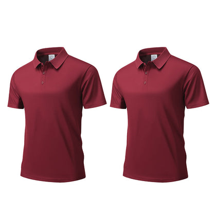 ✨🧊Offre promotionnelle : 50 % de réduction 🧊👕T-shirt à col respirant d’été pour homme