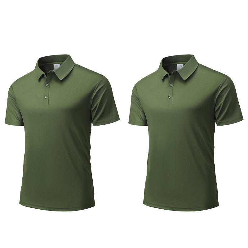 ✨🧊Offre promotionnelle : 50 % de réduction 🧊👕T-shirt à col respirant d’été pour homme