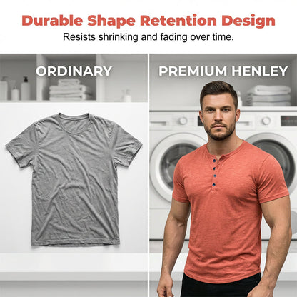 👕 Promotion sur les t-shirts à manches courtes : 56 % de réduction 🔥T-shirt Henley à manches courtes pour homme