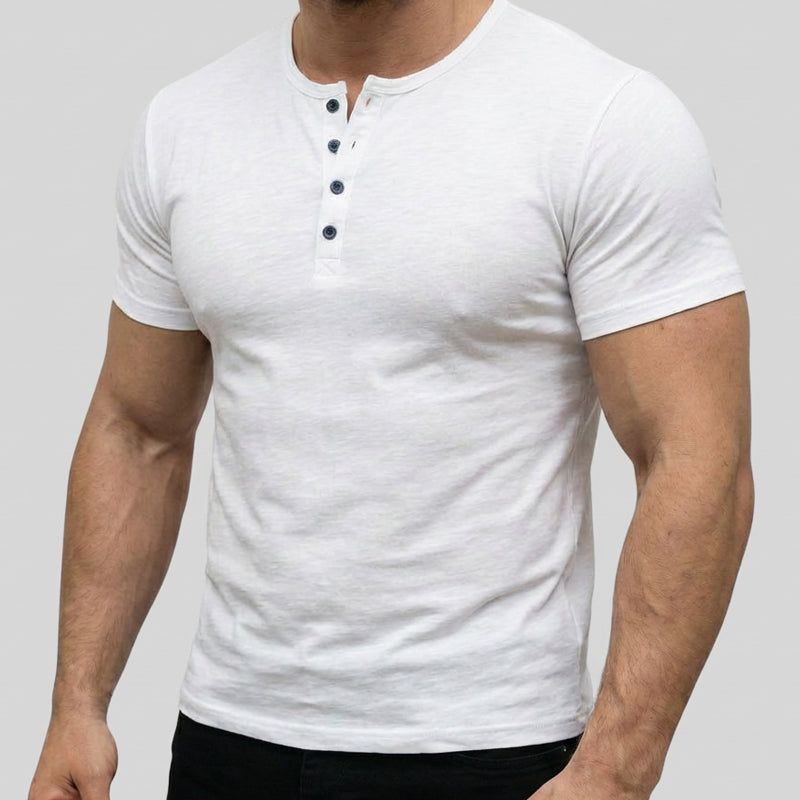 👕 Promotion sur les t-shirts à manches courtes : 56 % de réduction 🔥T-shirt Henley à manches courtes pour homme