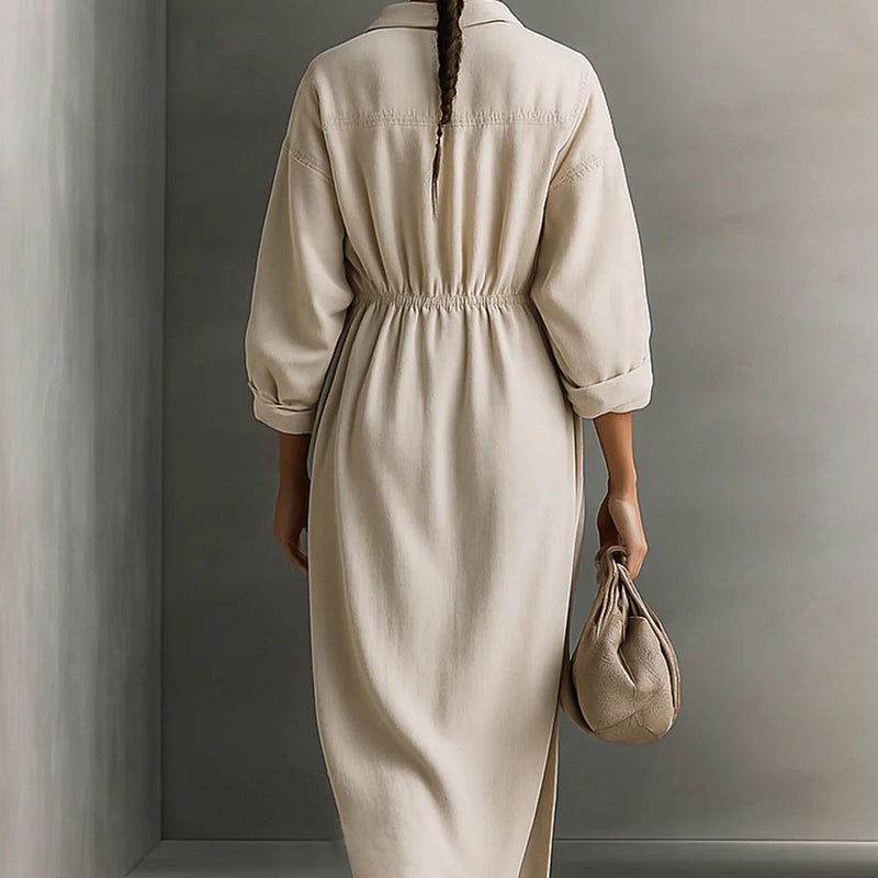 👗50 % de réduction + livraison gratuite🔥 Robe élégante pour femme avec cordon de serrage à la taille