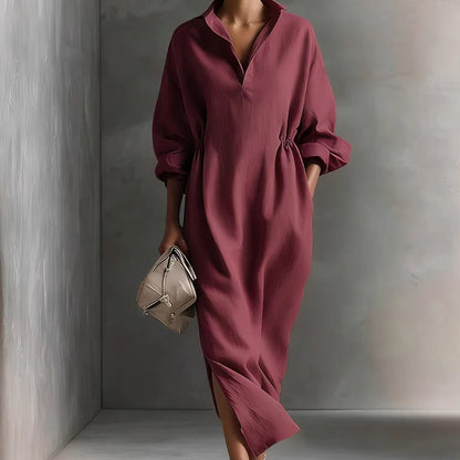 👗50 % de réduction + livraison gratuite🔥 Robe élégante pour femme avec cordon de serrage à la taille