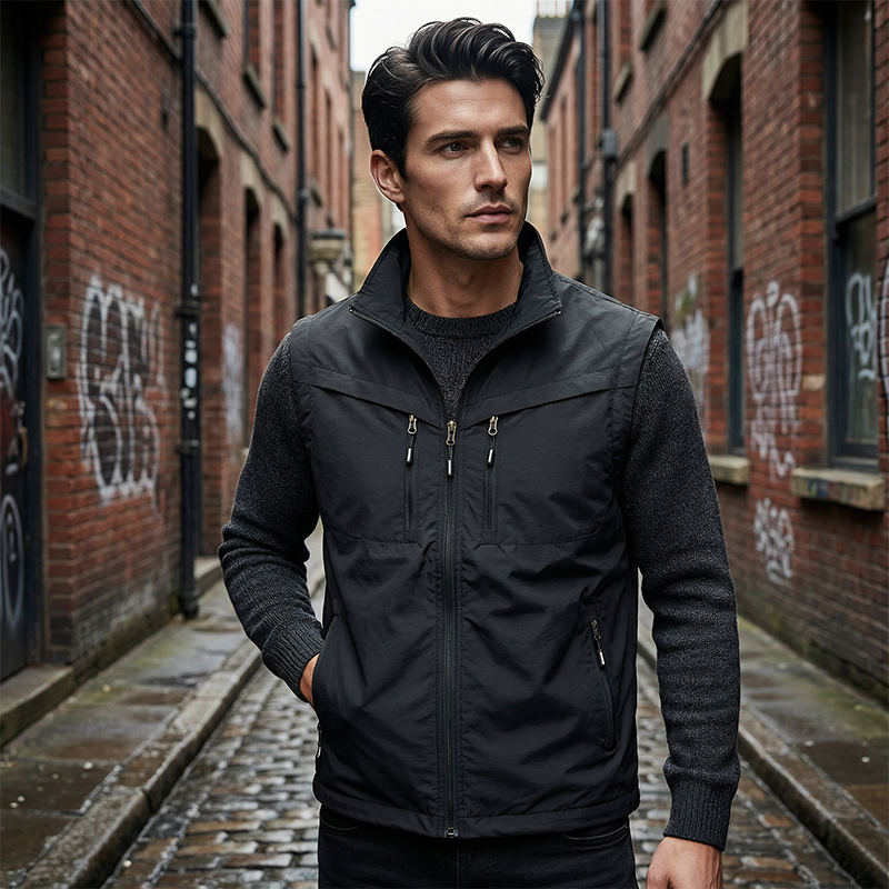 🎽 PROMO LIMITÉE 60% DE RÉDUCTION ! ✨ Gilet Utilitaire Homme – Multi-Poches, Polyester Léger & Sans Manches 🌲