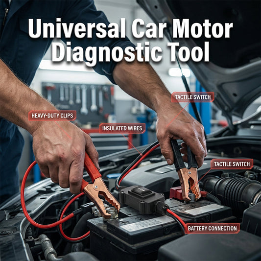 📢📢55% DE RÉDUCTION !! ⏰Outil de diagnostic universel pour moteur de voiture✅ Universel 12V | Pinces Cuivre 🛠️