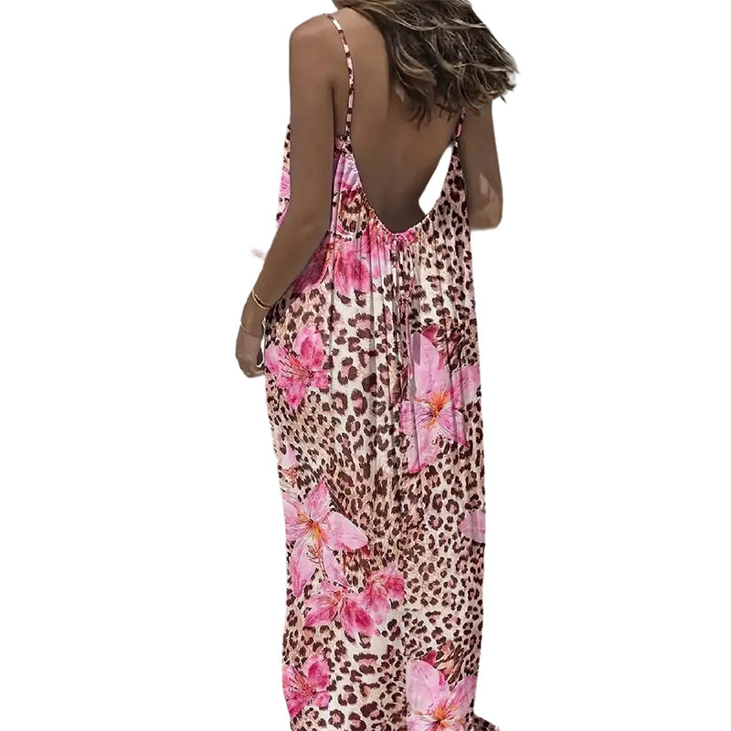 ✨👗52 % de réduction 🎀Robe longue d'été à bretelles fines et dos nu pour femme🍂