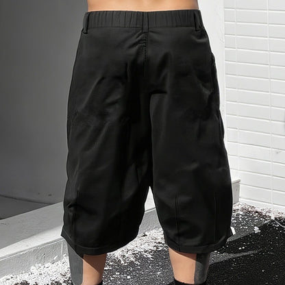 ✨🩳50% de réduction🔥Pantalons capri décontractés à cordon de serrage pour homme, tailles fortes