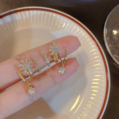 💎🔥 Offre promotionnelle : 56% de réduction⏰ Boucles d'oreilles griffes scintillantes pour femme
