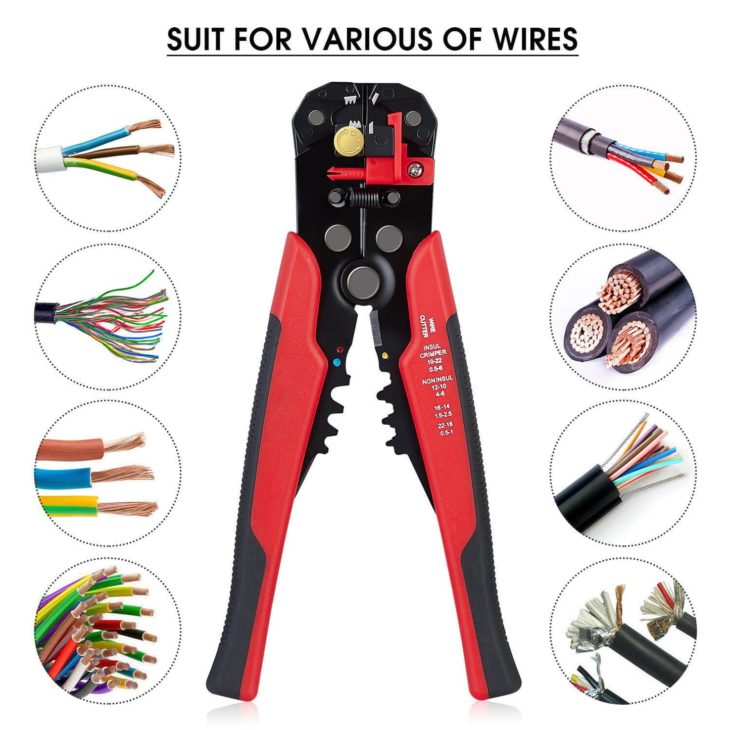 ✨🔧50 % de réduction 🔥 Pince à dénuder automatique rapide et multifonctionnelle