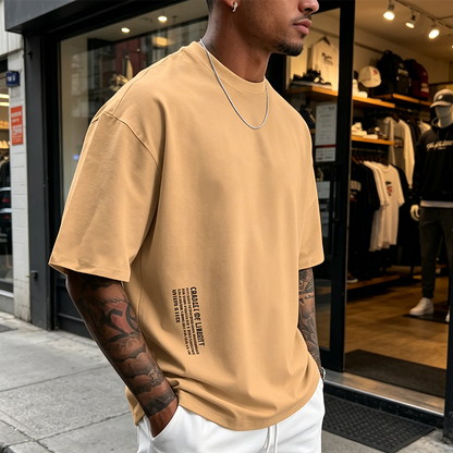 💐50% DE RÉDUCTION ! T-Shirt Urbain Oversize – Imprimé Tendance & Look Streetwear 🎨🔥【Offre Limitée】