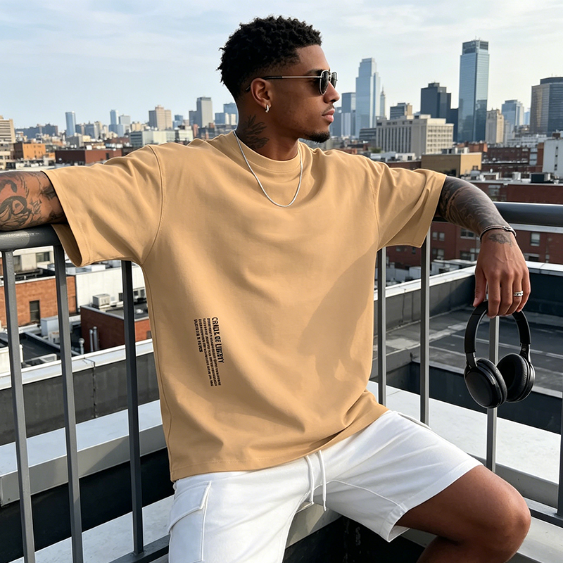 💐50% DE RÉDUCTION ! T-Shirt Urbain Oversize – Imprimé Tendance & Look Streetwear 🎨🔥【Offre Limitée】