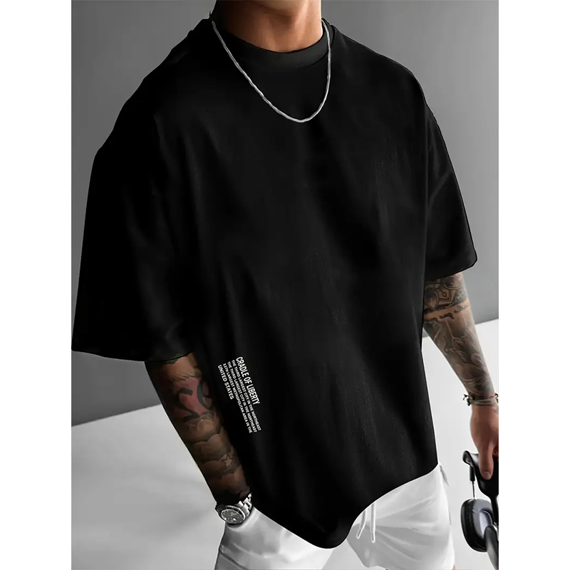 💐50% DE RÉDUCTION ! T-Shirt Urbain Oversize – Imprimé Tendance & Look Streetwear 🎨🔥【Offre Limitée】