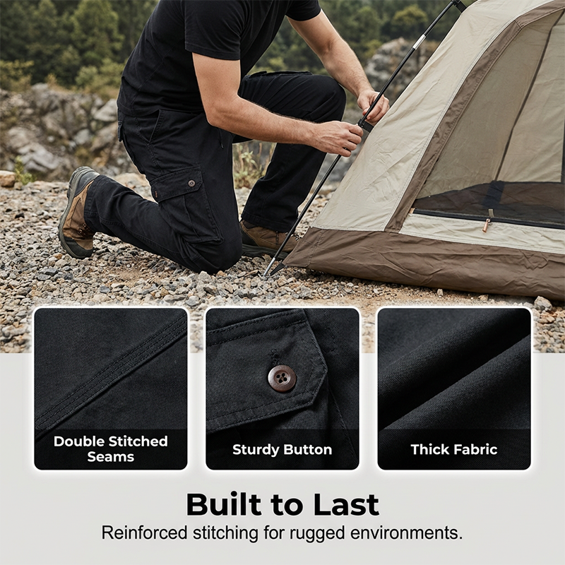 ⚡🔥67 % de réduction+Livraison gratuite⚡Pantalon cargo tactique en coton pour homme👖