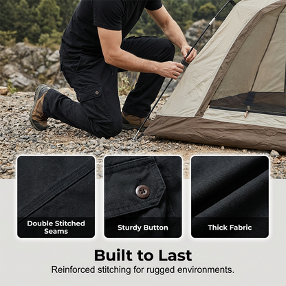 ⚡🔥67 % de réduction+Livraison gratuite⚡Pantalon cargo tactique en coton pour homme👖