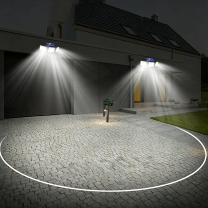 🌞💡 50 % de réduction + livraison gratuite 🔥 Lampe de sécurité solaire à trois têtes avec détecteur de mouvement