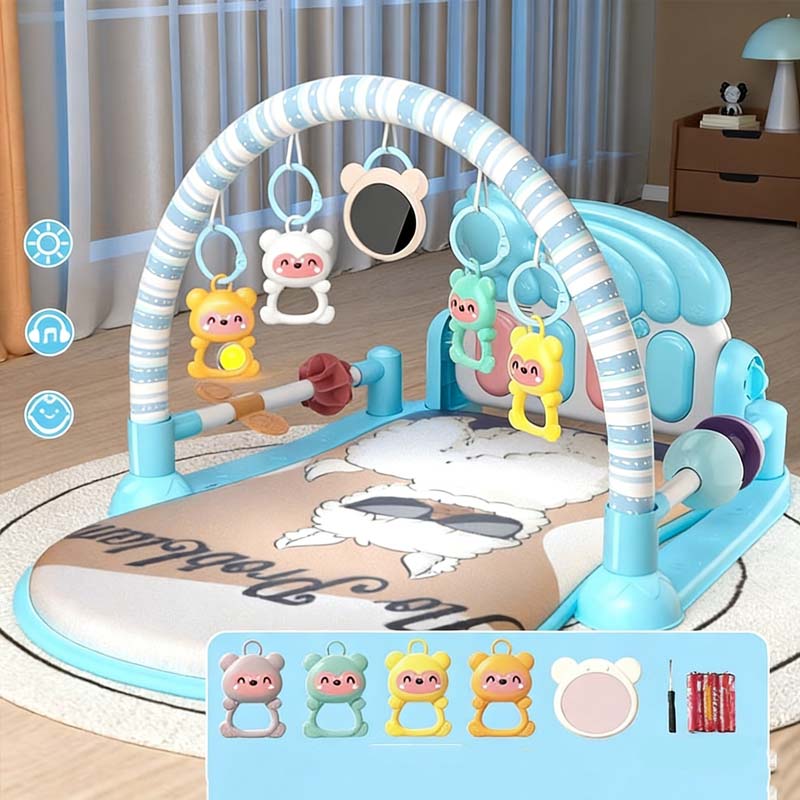 ✨🎼 50 % de réduction + livraison gratuite🔥 Tapis musical 3 en 1 pour bébé avec piano