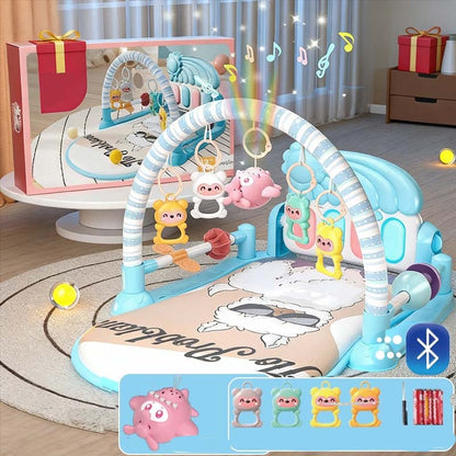 ✨🎼 50 % de réduction + livraison gratuite🔥 Tapis musical 3 en 1 pour bébé avec piano
