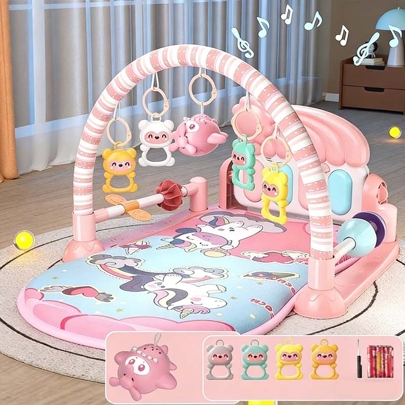 ✨🎼 50 % de réduction + livraison gratuite🔥 Tapis musical 3 en 1 pour bébé avec piano