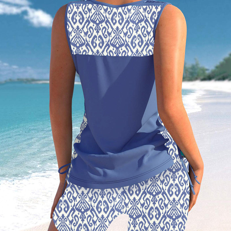 🥳SOLDES D'ÉTÉ🥳💞PLUS DE 50 000 EXEMPLAIRES VENDUS !💥59 % DE RÉDUCTION ! 🔥Maillot de bain deux pièces imprimé pour femme (tankini)