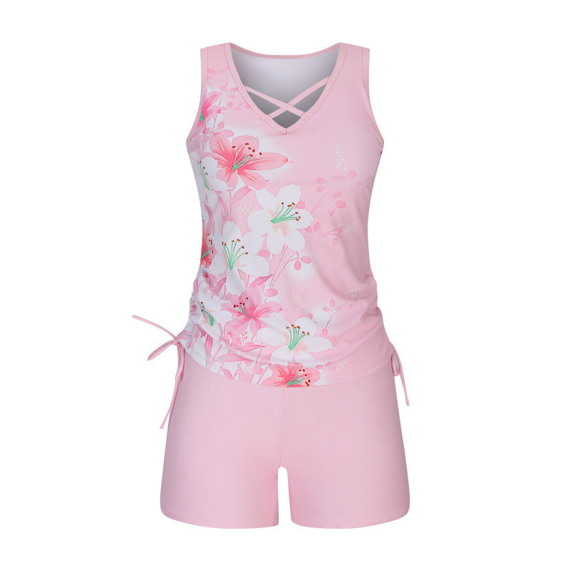 🥳SOLDES D'ÉTÉ🥳💞PLUS DE 50 000 EXEMPLAIRES VENDUS !💥59 % DE RÉDUCTION ! 🔥Maillot de bain deux pièces imprimé pour femme (tankini)