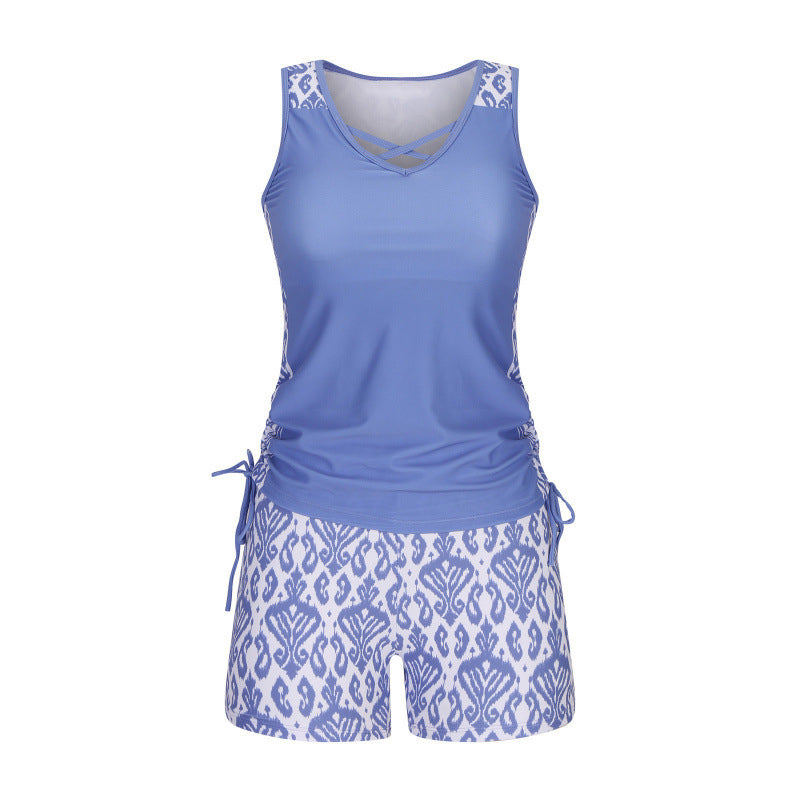 🥳SOLDES D'ÉTÉ🥳💞PLUS DE 50 000 EXEMPLAIRES VENDUS !💥59 % DE RÉDUCTION ! 🔥Maillot de bain deux pièces imprimé pour femme (tankini)