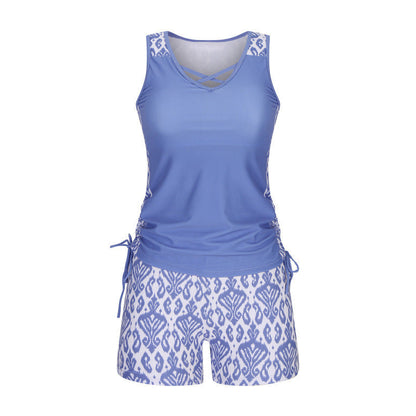 🥳SOLDES D'ÉTÉ🥳💞PLUS DE 50 000 EXEMPLAIRES VENDUS !💥59 % DE RÉDUCTION ! 🔥Maillot de bain deux pièces imprimé pour femme (tankini)