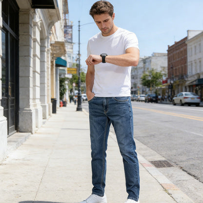 🎁Nouveautés : -50 %💥 Jeans slim classiques extensibles pour homme — Livraison gratuite à partir de deux articles