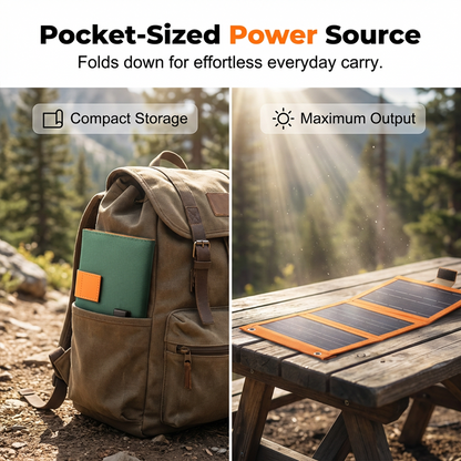 ⚡🔥Offre promotionnelle : 51% de réduction🔥Panneau solaire portable avec chargement USB