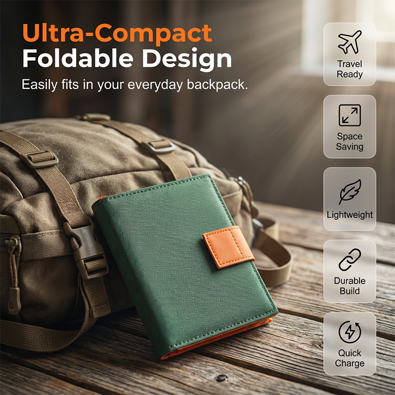 ⚡🔥Offre promotionnelle : 51% de réduction🔥Panneau solaire portable avec chargement USB