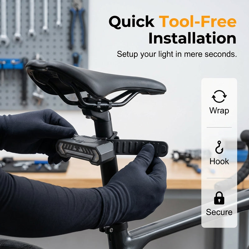 🚴50% DE RÉDUCTION LIMITÉE !💥Clignotant Vélo Sans Fil Rechargeable – Visibilité Max, Télécommande & Étanche pour Plus de Sécurité 💡