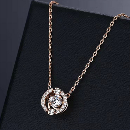 ⏳Limited-time 50% off⏰Sweatproof Plated Sparkling Dance Rhinestone Necklace💎📿