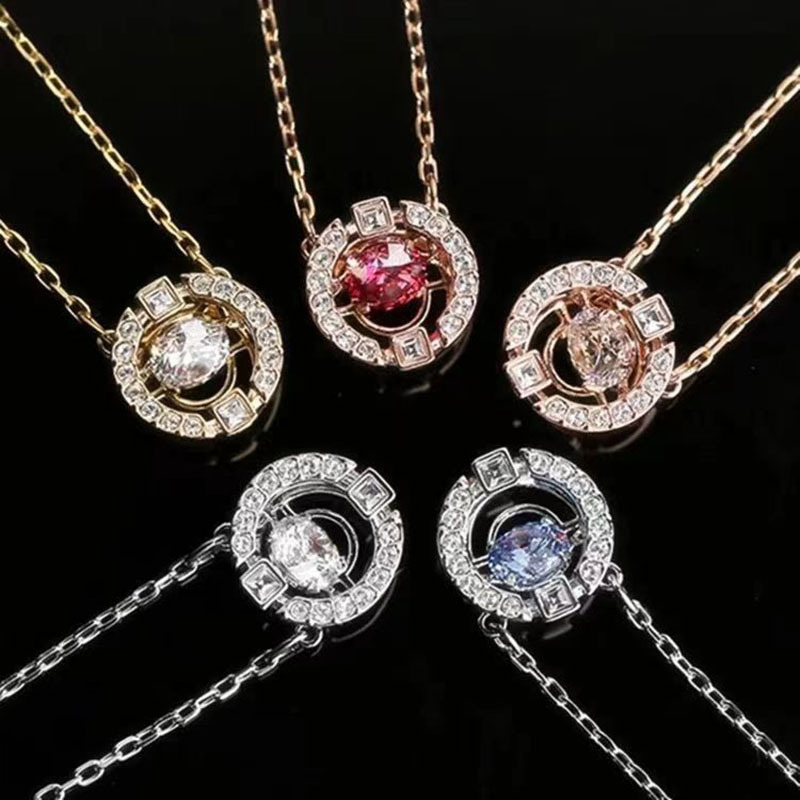 ⏳Limited-time 50% off⏰Sweatproof Plated Sparkling Dance Rhinestone Necklace💎📿