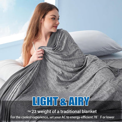 ✨❄️ 52 % de réduction 🔥 Couverture Rafraîchissante pour les Dormeurs Chauds