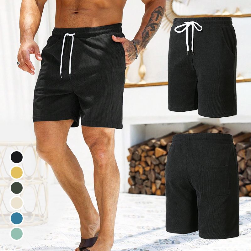 🩳🌬️ 51 % de réduction 🔥 Shorts Casual Simples et Respirants en Velours Côtelé pour Hommes
