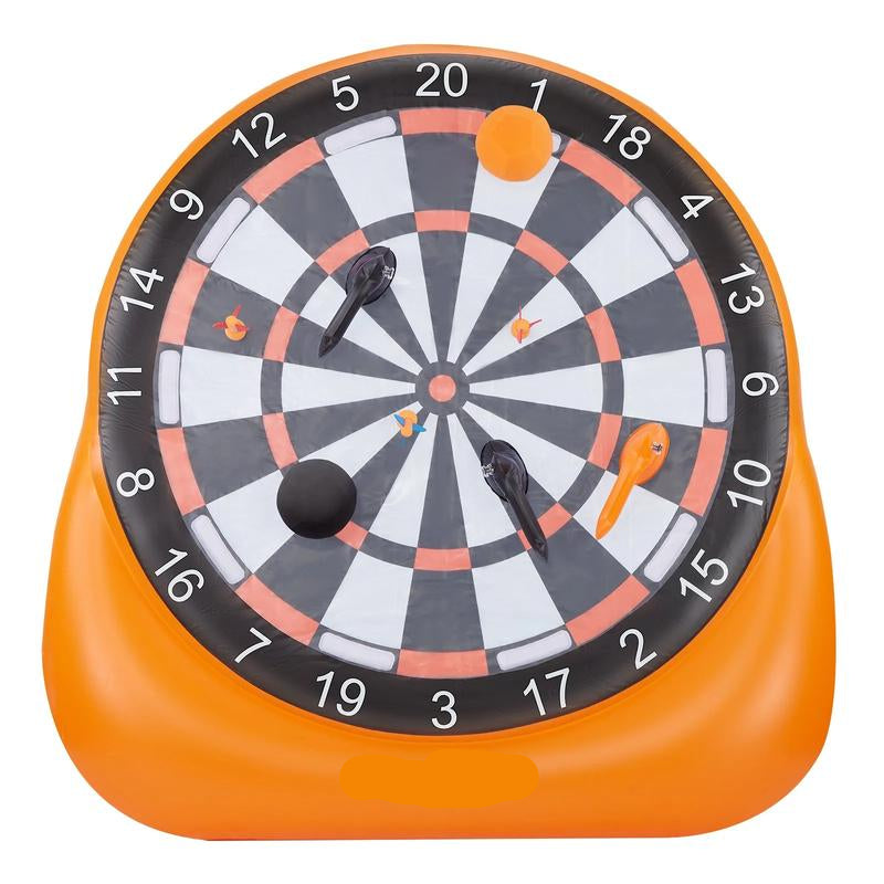 ✨ 50 % de réduction + livraison gratuite 🔥 Cible de fléchettes gonflable en forme de ballon de football, cible géante, livrée avec 2 ballons de football et une pompe à air, s'installe en 3 minutes, idéale pour les grands jeux dans le jardin